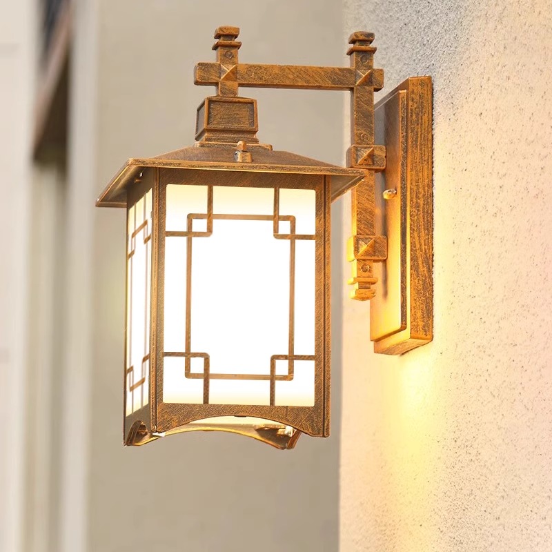 户外庭院壁灯别墅外墙大门花园太阳能柱子阳台露台新中式防水led