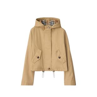 【24期免息】BURBERRY女装 短款嘎巴甸风雪大衣 81109011