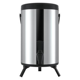 一点七一体成型奶茶桶豆浆304不锈钢保温桶商用大容量茶桶奶茶店