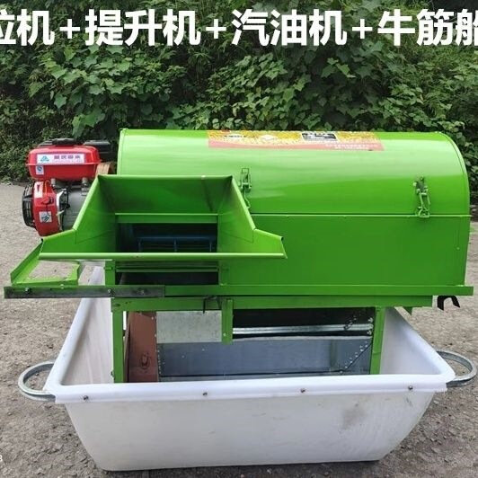 厂销全自动打谷机水稻小型打麦机家用谷子脱粒机稻谷收割机农用品