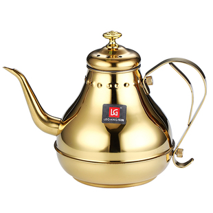 加厚不锈钢茶壶花茶壶带过滤网长嘴泡茶壶餐厅饭店酒店商用茶水壶