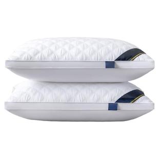 枕头枕芯一对酒店羽丝绒高枕单人护颈家用成人学生男整头可水洗