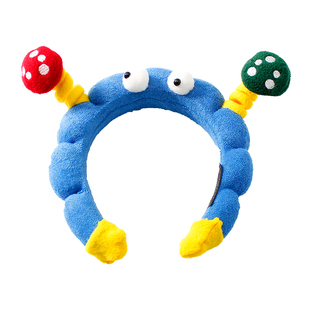 赵露思同款搞怪小怪兽发箍女可爱高颅顶头箍洗脸化妆防滑发卡头饰