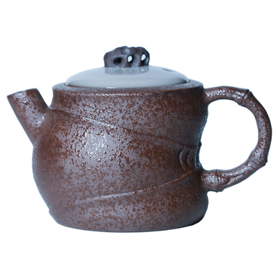 吴俊龙泉青瓷大嘴炮壶