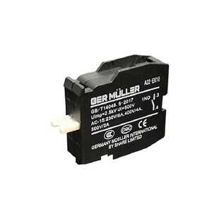 GER MULLER 金钟穆勒A22-EK10或A22-EK01触点模块原装正品