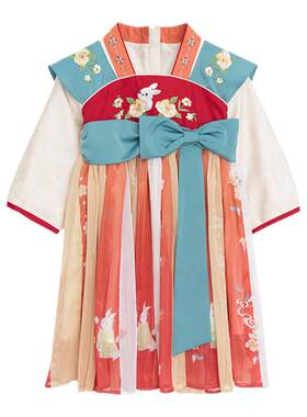 YOUGE幼歌新中式古风汉服连衣裙