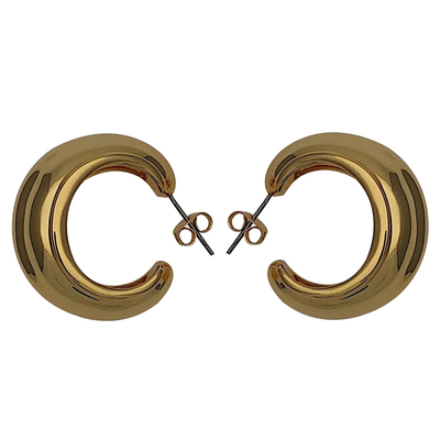 小众欧美风法式设计感圆形耳环
