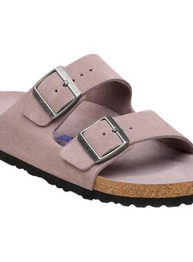 BIRKENSTOCK勃肯绒面革软底拖鞋