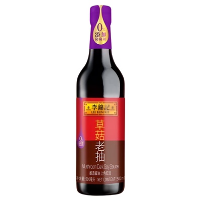 李锦记草菇老抽酱油