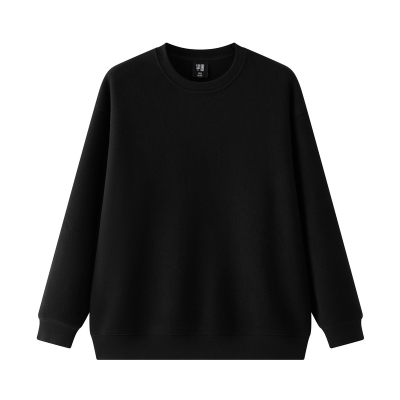 半墨大码男装摇粒绒卫衣男士秋季新款宽松加肥加大中国风绣花外套