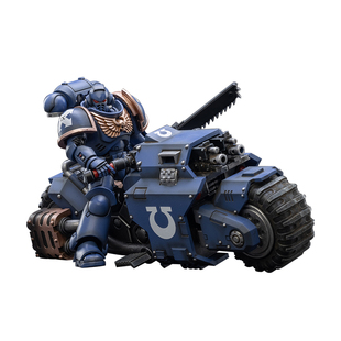 JOYTOY暗源战锤40K极限战士先遣者摩托配突击仲裁者