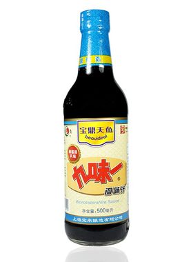 宝鼎九味一辣酱油500ml玻璃瓶