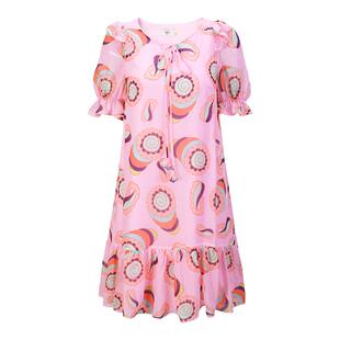 tanni新款小A版领口系带设计感少女减龄连衣裙TL11DR172A