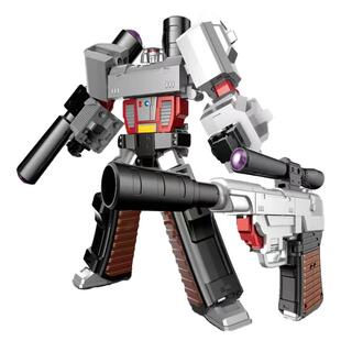 变形威震擎天6柱玩具枪机器人机霸天金刚虎甲儿童男女孩礼物789岁