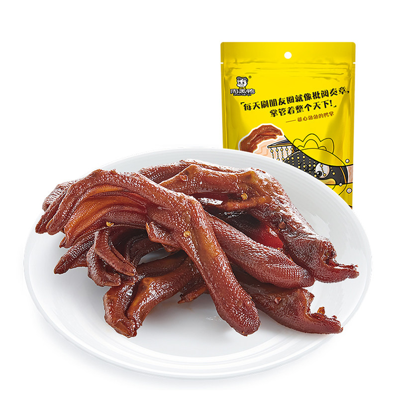 周黑鸭-卤鸭掌108g特产卤味小吃