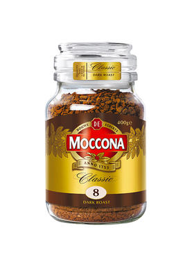 荷兰原装进口摩可纳Moccona冻干速溶咖啡意式黑咖啡低因深度烘焙