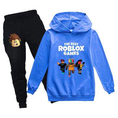 ROBLOX薄款儿童帽衫套装