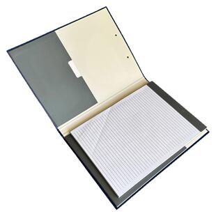 出口英国文件夹 A4板夹+可替换记事本100页学生办公写字板拍纸本