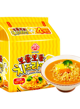 不倒翁芝士拉面韩国进口夜宵速食