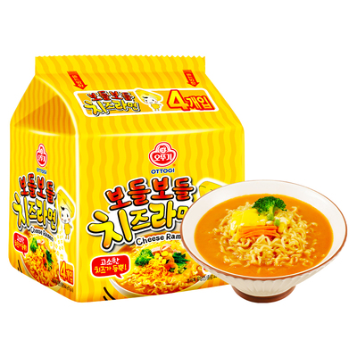不倒翁芝士拉面韩国进口夜宵速食