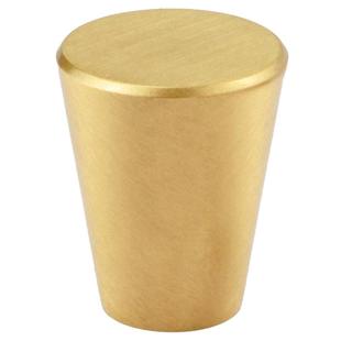 铜匠师北欧衣柜门黄铜拉手简约金色单孔家具橱柜子黄铜抽屉把手