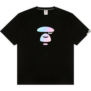 Aape旗舰店男装春夏渐变图案印花潮流休闲短袖T恤1642XXO