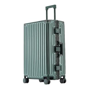 花花公子PC拉杆箱万向轮行李箱包铝框28女旅行箱子男20密码登机箱