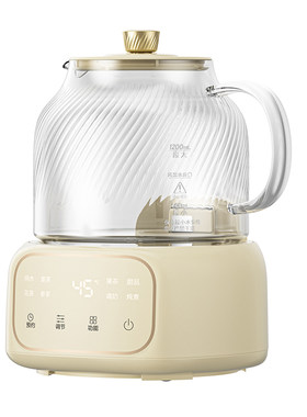 KN康宁1.2L养生壶恒温多功能炖煮一体烧水家用花茶壶【炖盅款】