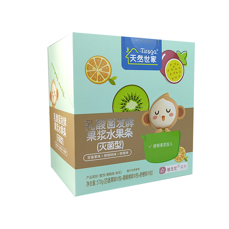 天然世家水果条儿童零食苹果雪梨蓝莓百香果猕猴桃脐橙宝宝果肉条