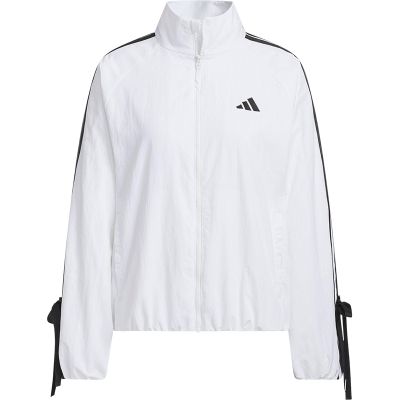 Adidas/阿迪达斯正品2025新款女士经典三条纹蝴蝶结外套JY5651