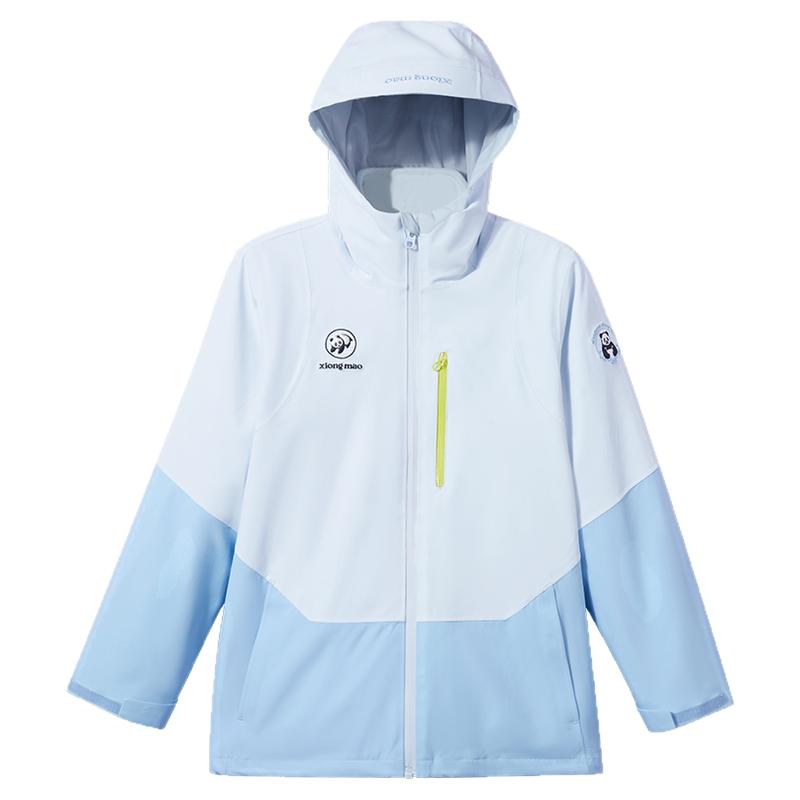 骆驼熊猫儿童冲锋衣户外登山服