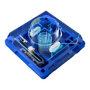 凯华Kailh静音矮轴消音安静机械键盘深海孤岛鲸落MINI 1353Hitbox