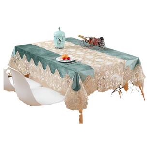 欧式高档餐桌布复古风布艺桌布长方形餐桌 ins桌垫家用茶几布台布