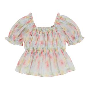 布丁哈鲁童装2026新款女童衬衫连衣裙儿童夏装公主裙宝宝纱裙裙子