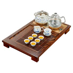 金灶茶盘鸡翅木实木茶台茶具套装