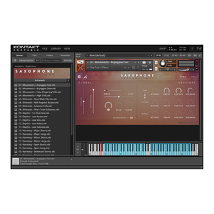探索萨克斯音源Sonixinema Saxophone Explorations v1.0 kontakt
