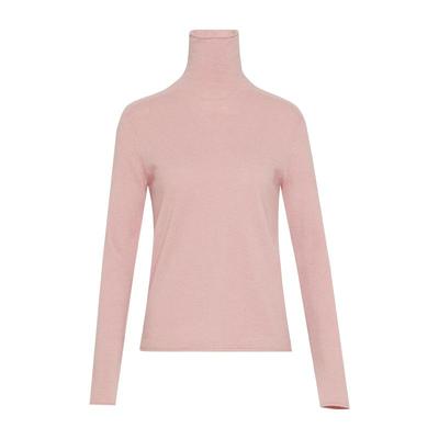 傲丝度高领纯色百搭羊毛针织衫女