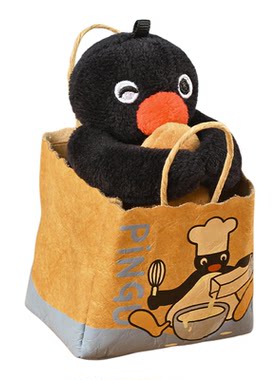 pingu可爱治愈毛绒企鹅包挂件