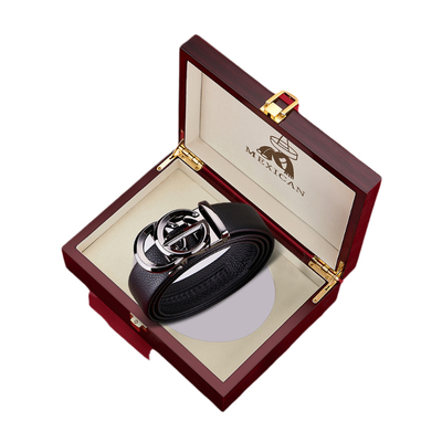 男士皮带稻草人高档商务休闲