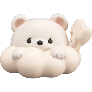 奶油风创意熊纸巾盒摆件客厅餐桌玄关酒柜家居饰品餐巾纸抽盒子