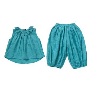 女童夏季套装2026新款洋气儿童超好看夏装女宝宝薄款裤子夏天衣服