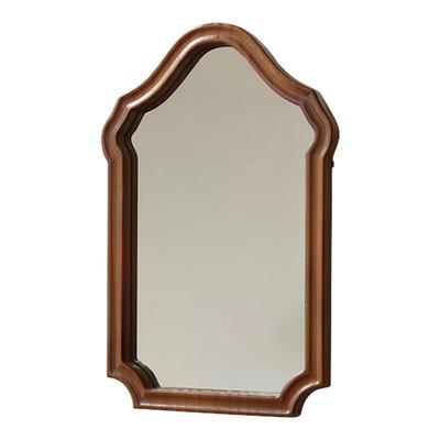 闻森家居欧式梳妆镜实木边框镜子