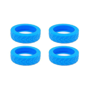 新升级拉杆箱脚轮替换套防滑静音行李箱脚轮避震保护硅橡胶套防脱