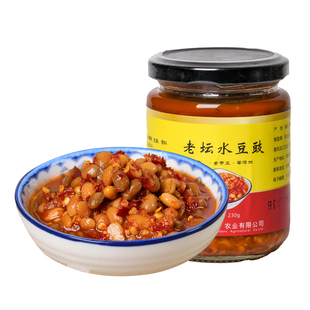 老坛水豆豉酸豆豉湖北恩施利川土特产下饭菜凉拌菜调料水豆食210g