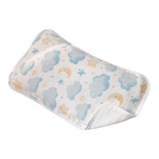 八层竹棉婴儿纱布枕巾儿童枕头巾新生儿宝宝云片枕纯棉枕垫低枕巾