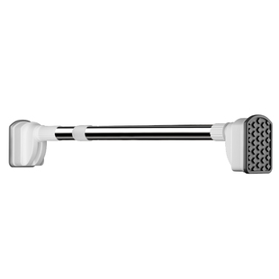 不锈钢伸缩杆晾衣杆免打孔支撑杆窗帘杆强力承重浴帘杆衣柜挂衣杆