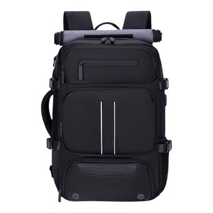 新款短途双肩包男士户外旅行背包大容量斜挎包旅行包电脑包行李包