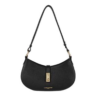 Lancaster兰卡斯特 MilanoHorizon系列粒面纹理牛皮马鞍包小号