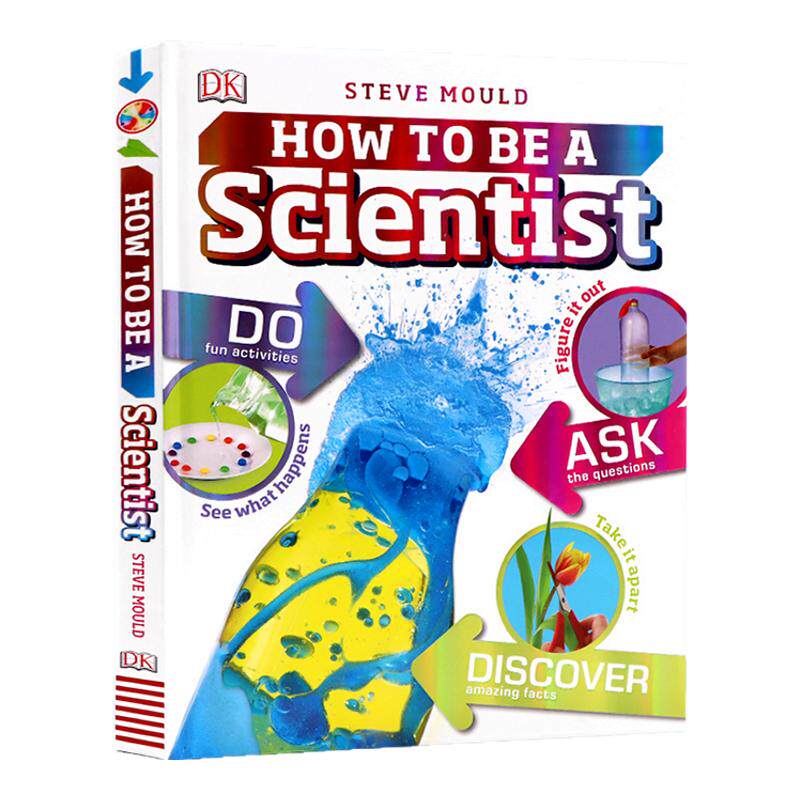 精装大开本彩图DK出版 职业技能小百科系列 科学家 How to Be a Scientist 小学生课外阅读趣味科普百科 儿童英语早教启蒙绘本