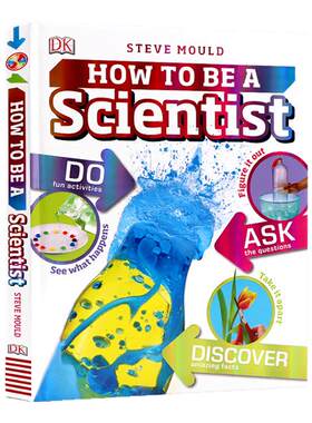 精装大开本彩图DK出版 职业技能小百科系列 科学家 How to Be a Scientist 小学生课外阅读趣味科普百科 儿童英语早教启蒙绘本
